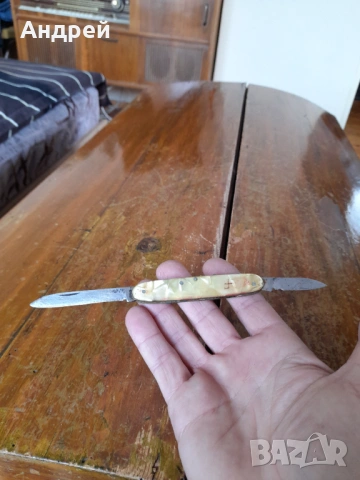 Стар джобен нож,ножче,ножка #182, снимка 5 - Други ценни предмети - 53609316
