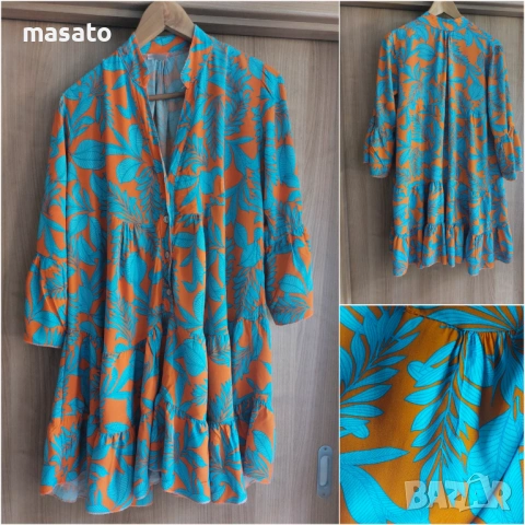 рокли с дълъг ръкав - М размер, снимка 6 - Рокли - 53216112