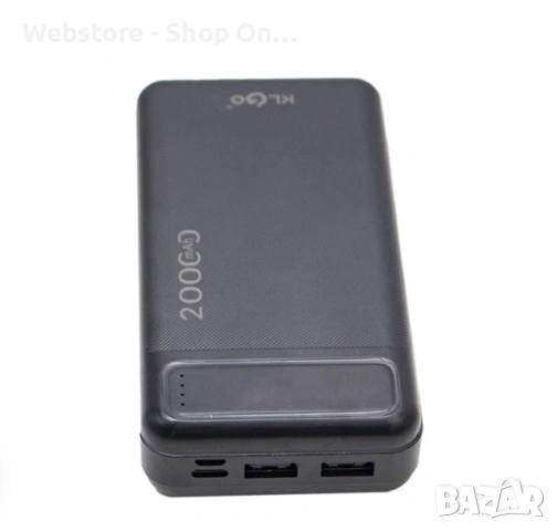 Преносима батерия KLGO 20000mAh Power Bank KP-21, снимка 3 - Външни батерии - 53600440