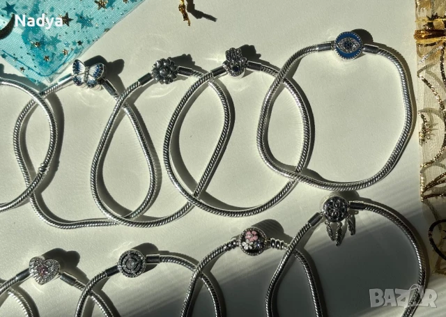 Гривни и талисмани Пандора S925 , снимка 7 - Гривни - 50947333