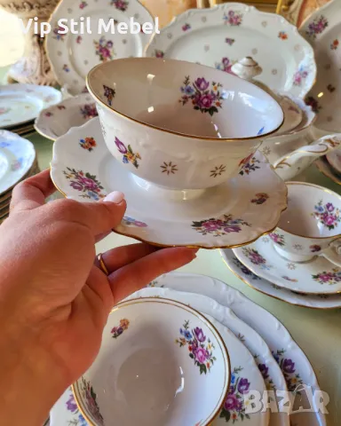 Немски сервиз за хранене и кафе/чай Reichenbach , снимка 10 - Сервизи - 50016149