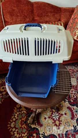 Голяма транспортна клетка 63×40×37, снимка 4 - За котки - 53680643