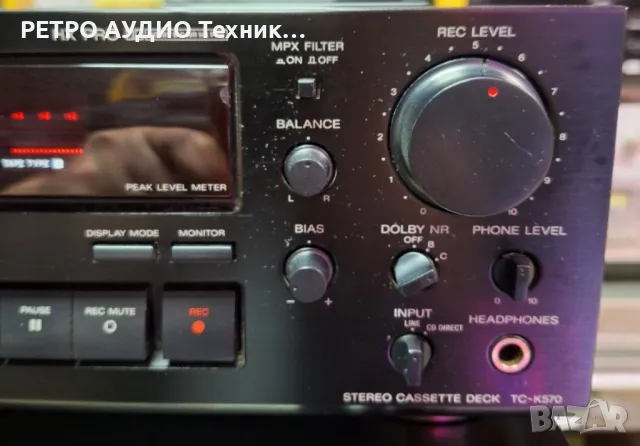 Триглав касетен дек Sony, mod. TC-K570

, снимка 3 - Декове - 49787392