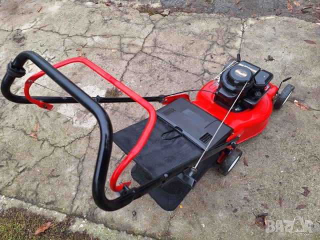 Косачка Briggs Efco 5 к.с. без самоход мулчираща с кош, снимка 7 - Градинска техника - 52294860