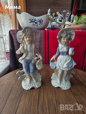 Комплект порцеланови фигурки, снимка 5 - Статуетки - 52510973