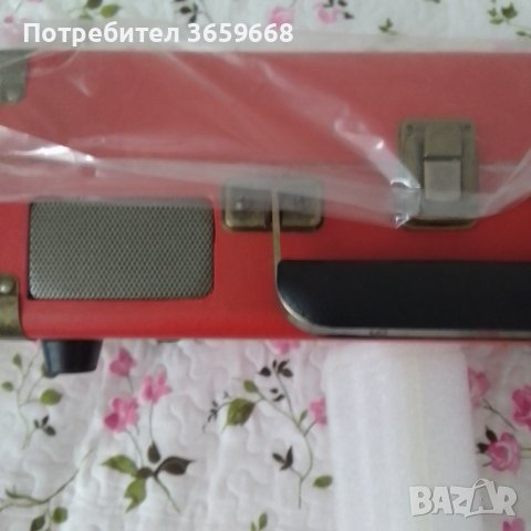  Грамофон ,ретро модел,в куфар,НОВ, снимка 5 - Грамофони - 41354824