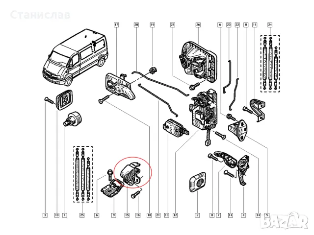 Renault Master 2 Брава за багажник , снимка 5 - Части - 50315056