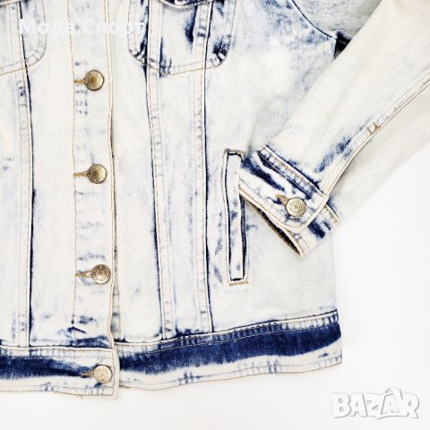 Denim Co Tie-Dye Дънково Яке Деним (M-L), снимка 3 - Якета - 38729982