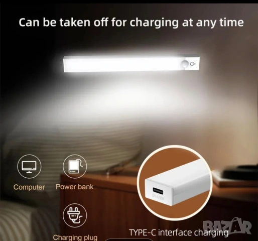 LED лампа със сензор за движение , снимка 4 - Лед осветление - 53843993