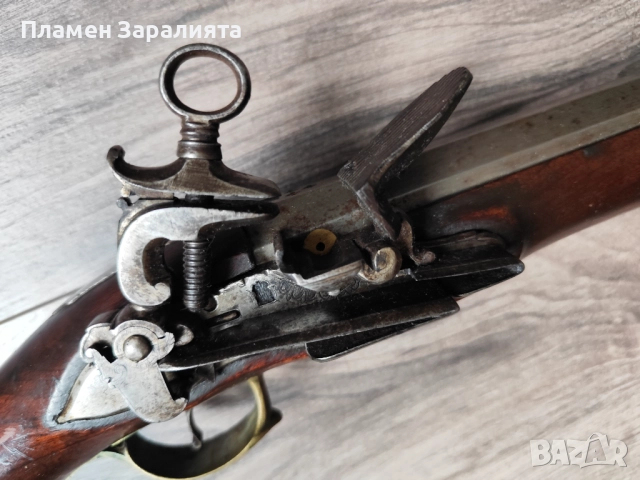 Кремъчна пушка автентична 18 Век уникат, снимка 3 - Антикварни и старинни предмети - 52586098