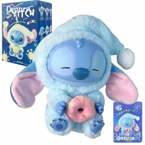 Miniso Stitch в пижама – колекционерска фигурка 15 см, снимка 3 - Фигурки - 51459147