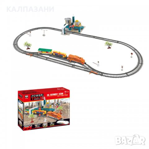 Детски влак с релси и радио контрол Train 2809, снимка 2 - Влакчета, самолети, хеликоптери - 39550749