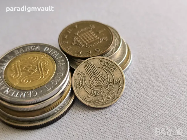 Mонета - Тунис - 5 франка | 1954г., снимка 2 - Нумизматика и бонистика - 50057750