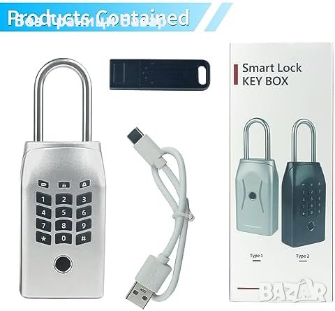 Нова Умна Кутия за Ключове с Пръстов Отпечатък и APP - Защита и Удобство, снимка 8 - Други стоки за дома - 44158171