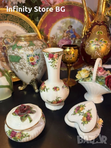 🌹✨ Royal Albert “Old Country Roses” – изискан порцеланов комплект за красота и стил ✨🌹, снимка 7 - Антикварни и старинни предмети - 53462273