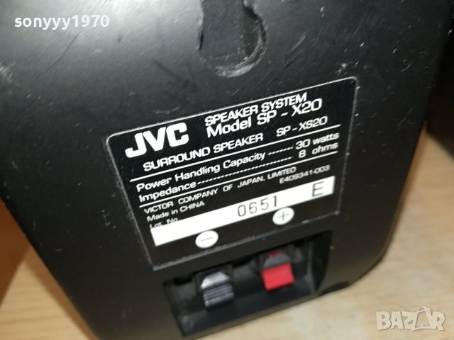 JVC SP-XS20 30W/8OHM-2БР ТОНКОЛОНИ 2507231611, снимка 17 - Тонколони - 41655747