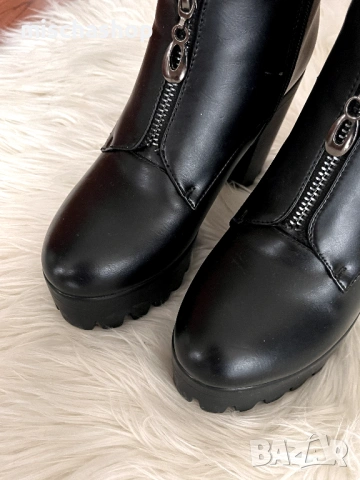 Дамски боти с ток Megias, снимка 4 - Дамски боти - 53414631