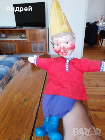 Стара играчка,Кукла Буратино,Пинокио #5, снимка 4 - Други ценни предмети - 33829940