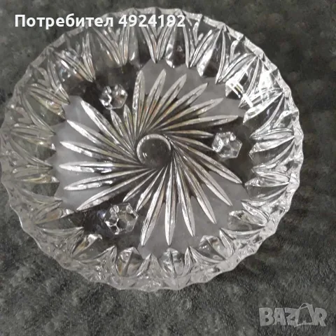 Кристални Български Фруктиери на столче, снимка 2 - Антикварни и старинни предмети - 56202847
