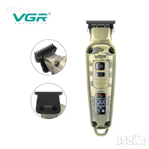 Професионална машинка за подстригване за мъже VGR V-901, снимка 5 - Тримери - 52852187