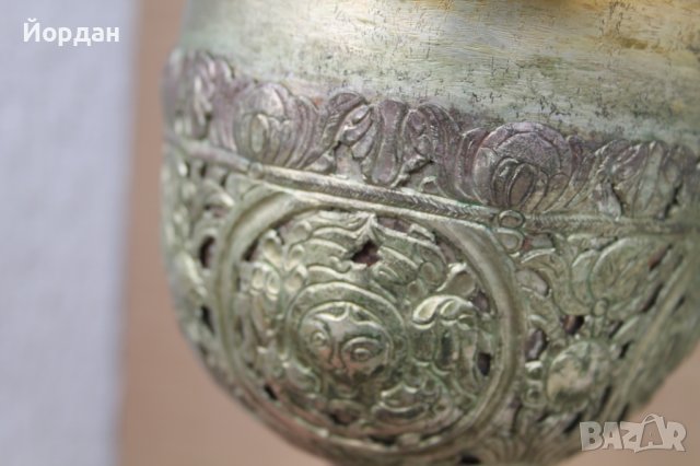 Сребърна чаша с позлата ''Потир'', снимка 18 - Антикварни и старинни предмети - 44389972