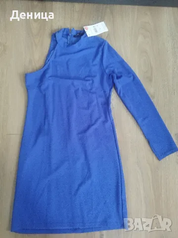 Светло синя рокля размер Хл 