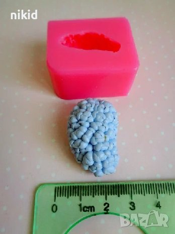 3D Черница силиконов молд форма фондан гипс шоколад, снимка 2 - Форми - 41339398