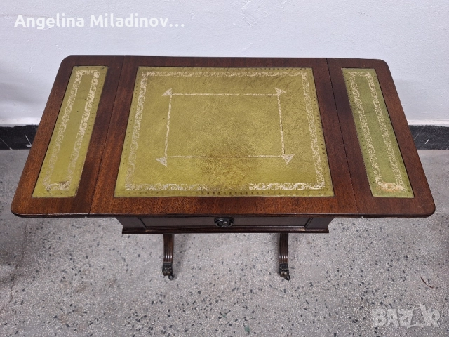 Антична маса с естествена кожа , снимка 5 - Маси - 51618951