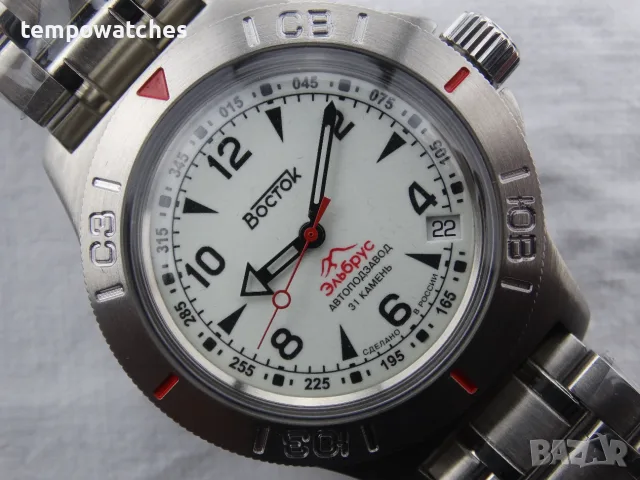 ВОСТОК АМФИБИЯ АВТОМАТИЧЕН-FULL LUME ref: 74090Б “ЕЛЬБРУС”, снимка 12 - Мъжки - 46699457