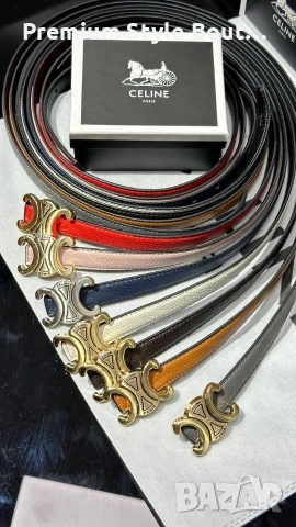 колани от естествена кожа в кутия celine , снимка 2 - Колани - 53744855