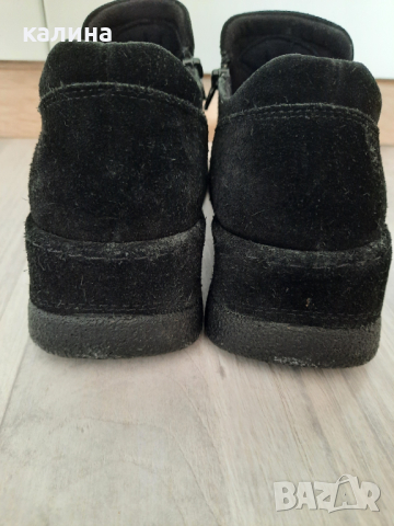 Черни велурени N38, снимка 3 - Дамски ежедневни обувки - 44602085