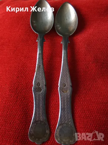 19 Век ОСМАНСКА ИМПЕРИЯ 2 ГОЛЕМИ СРЕБЪРНИ ЛЪЖИЦИ СРЕБРО 800 МАЙСТОРСКИ с ТУГРА ЩЕМПЕЛ и НИШАН 43166, снимка 16 - Антикварни и старинни предмети - 44377128