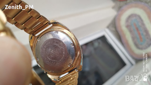 Винтидж Seiko 5 - реставриран, нова верижка!, снимка 4 - Мъжки - 40886069
