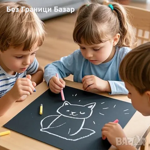 Нова Самозалепваща магнитна дъска 21x31 см, лесно писане и чистене, снимка 5 - Други - 48716082