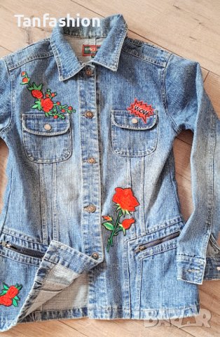 Дамско дънково яке, снимка 7 - Якета - 41935355