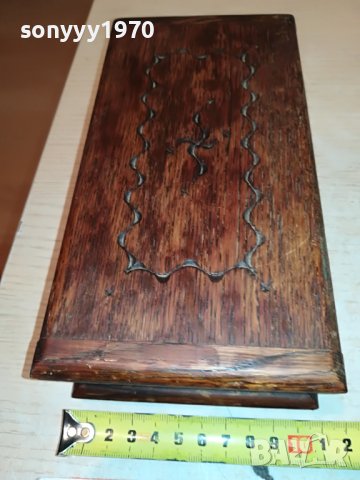 TALLENT-ENGLAND ДЪРВЕНА КУТИЯ С ЛОГО ОТ АНГЛИЯ 0705231127, снимка 14 - Антикварни и старинни предмети - 40616648