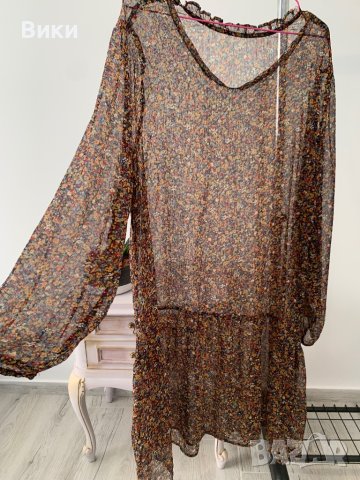 Рокля в размер L, снимка 2 - Рокли - 44178923