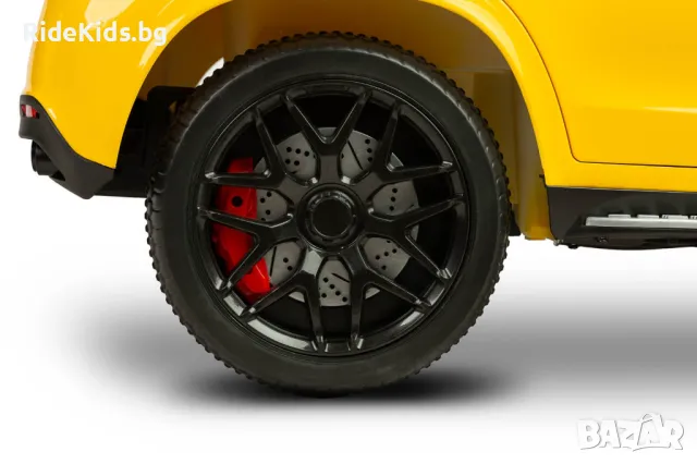 Луксозна детска акумулаторна кола MERCEDES W166 – Жълт, с дистанционно и LED светлини, снимка 11 - Детски велосипеди, триколки и коли - 49975544