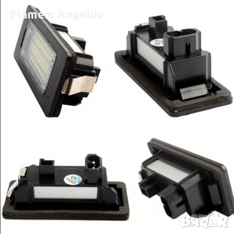 LED плафони за номер BMW E39 / E60 / E90 / E92 / X5 / X6 – бяла светлина (комплект), снимка 3 - Аксесоари и консумативи - 53607125