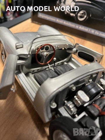Метална колекционерска колички MAISTO PORSCHE 550 SPYDER мащаб 1:18, снимка 6 - Колекции - 52324656