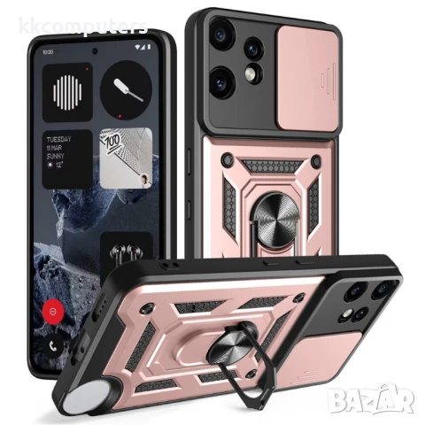 Nothing CMF Phone 2 Pro Удароустойчив Rotatable Ring Holder /Kickstand /Slide Camera/PC + TPU Калъф , снимка 2 - Калъфи, кейсове - 50820352