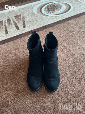 Зимни обувки с ток 