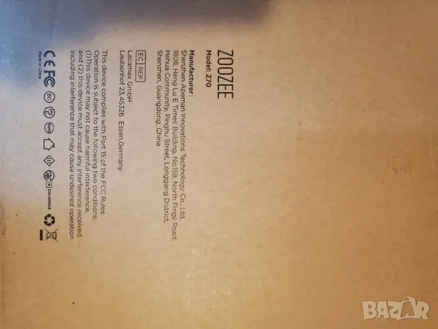 Робот Zoozee модел z70, снимка 2 - Прахосмукачки - 48180782