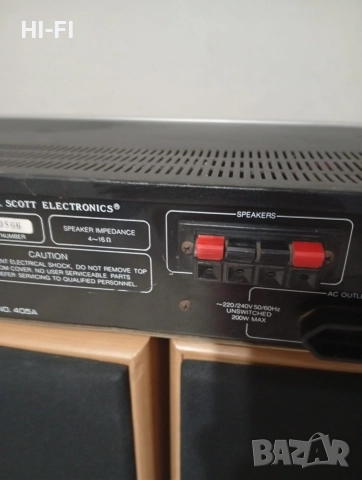 Scott 405A, снимка 5 - Ресийвъри, усилватели, смесителни пултове - 52571646