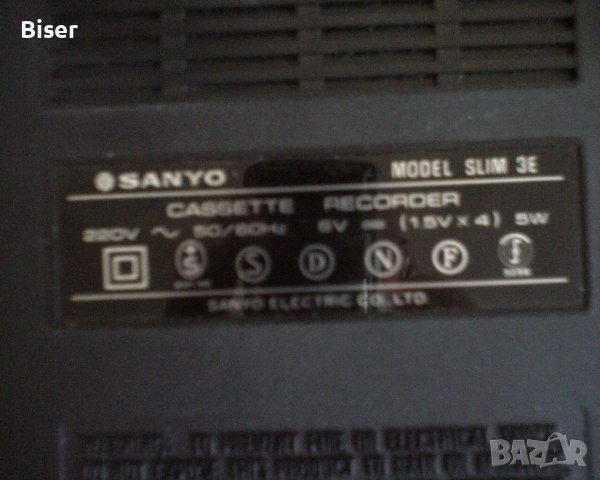 Sanyo SLIM 3E, снимка 5 - Радиокасетофони, транзистори - 41635361