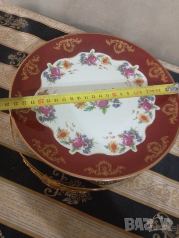 Порцеланово плато за сервиране,панер, снимка 4 - Антикварни и старинни предмети - 44207252