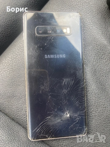 Samsung S10+,128GB/8RAM, пукнато стъкло, снимка 4 - Samsung - 53400365