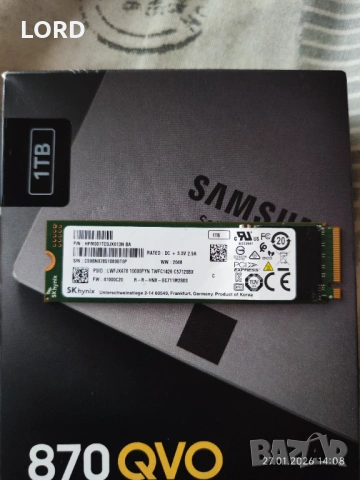 SSD 1TB SK hynix BC711 Bulk - HFM001TD3JX013N BA