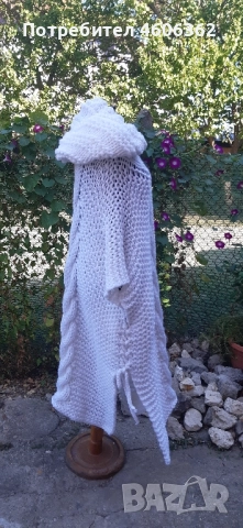 ръчно изплетено пончо , снимка 7 - Други - 51855352