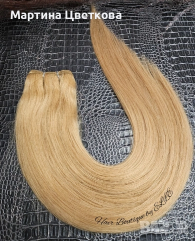 Нова естествена коса на цяла треса, снимка 5 - Аксесоари за коса - 53385589